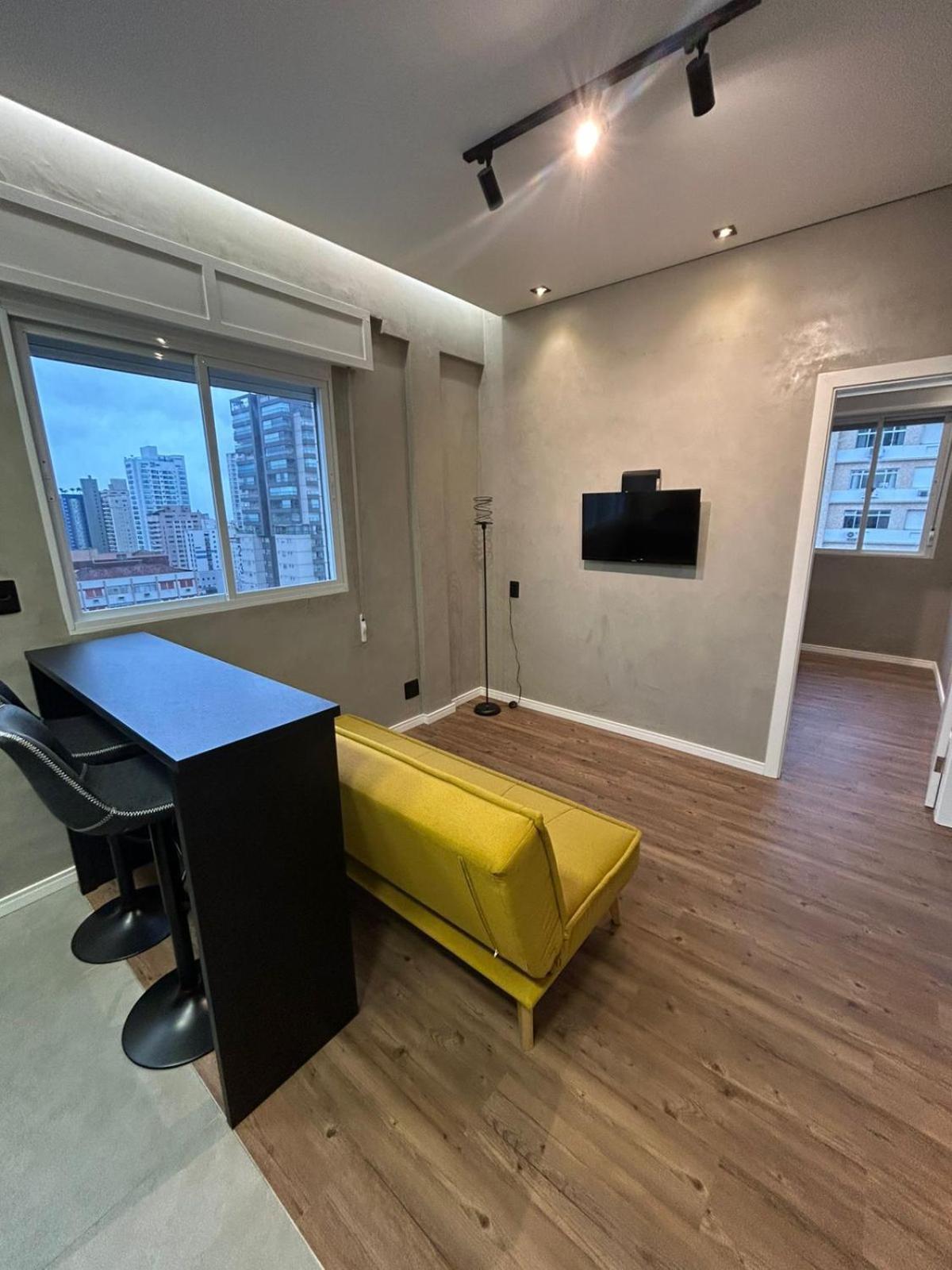 Apartamento Frente A Praia Do Embare Santos מראה חיצוני תמונה