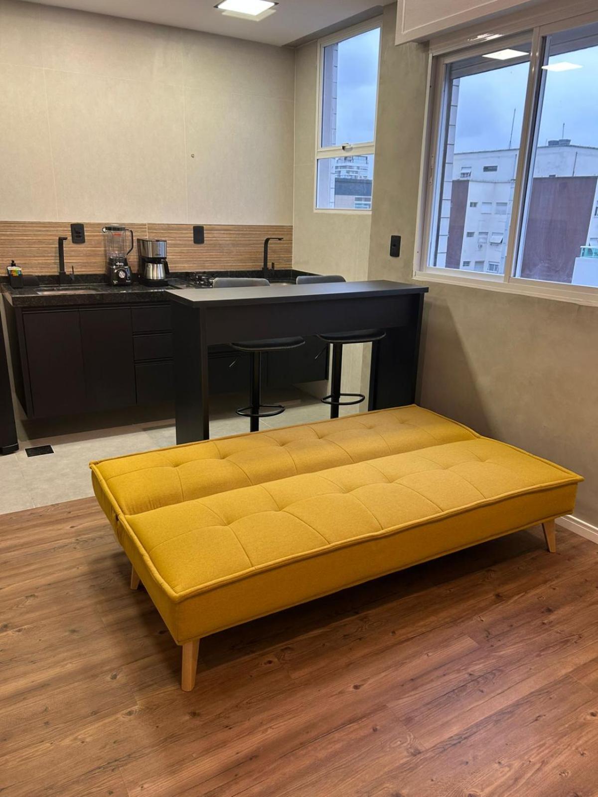 Apartamento Frente A Praia Do Embare Santos מראה חיצוני תמונה