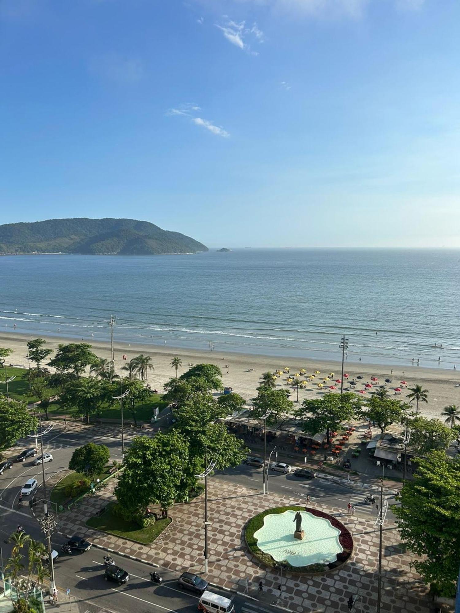 Apartamento Frente A Praia Do Embare Santos מראה חיצוני תמונה