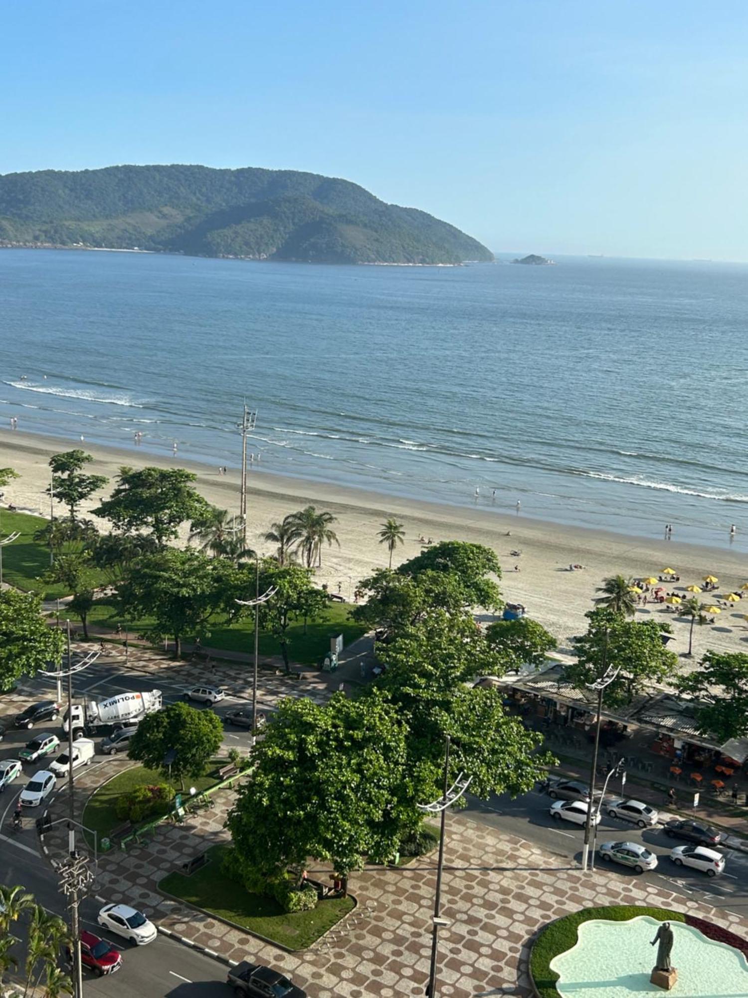Apartamento Frente A Praia Do Embare Santos מראה חיצוני תמונה